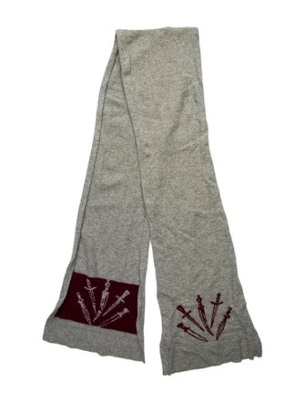 Rag & Bone Wool Graphic Print Scarf
