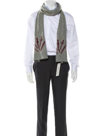 Rag & Bone Wool Graphic Print Scarf