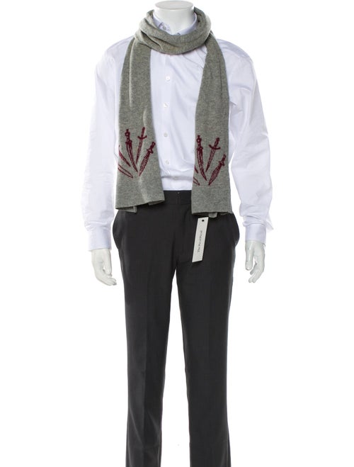 Rag & Bone Wool Graphic Print Scarf