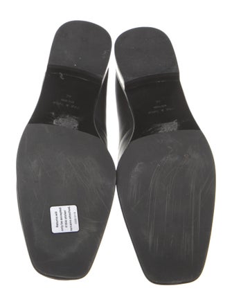 Rag & Bone Leather Chain-Link Accents Loafers