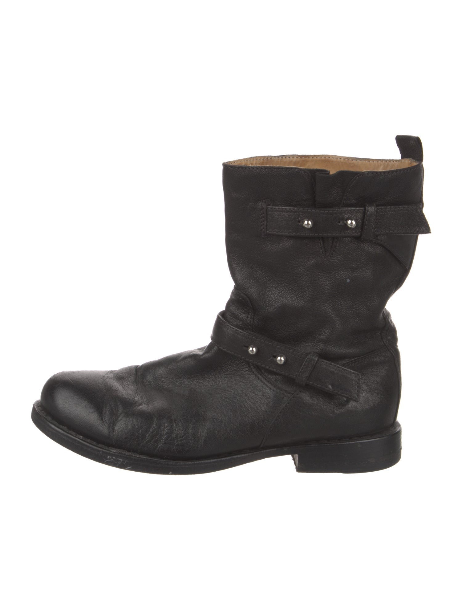 Rag & Bone Leather Moto Boots