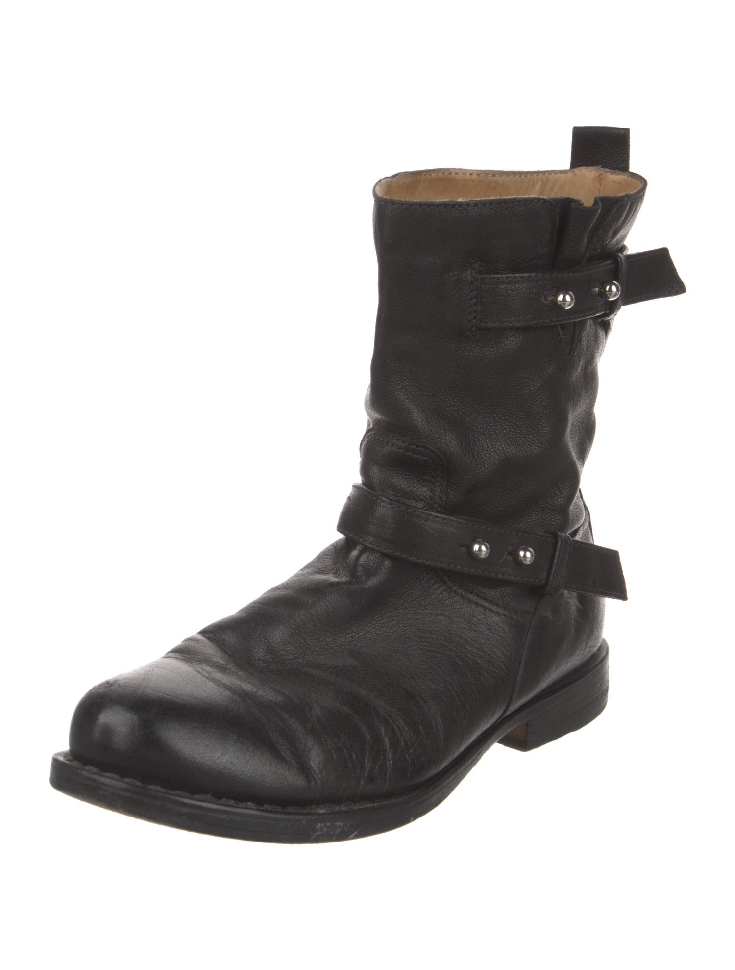 Rag & Bone Leather Moto Boots