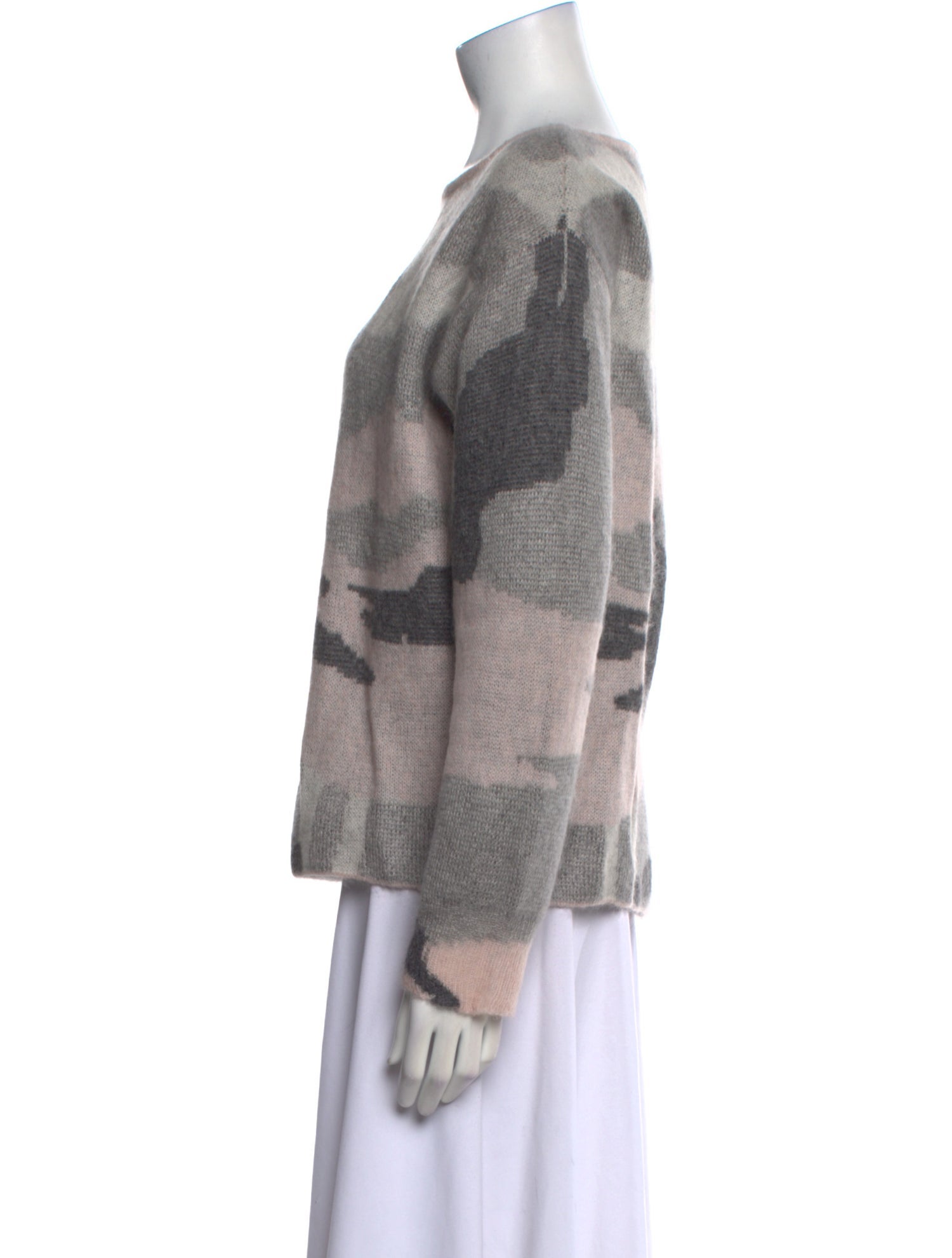 Rag & Bone Merino Wool Printed Sweater