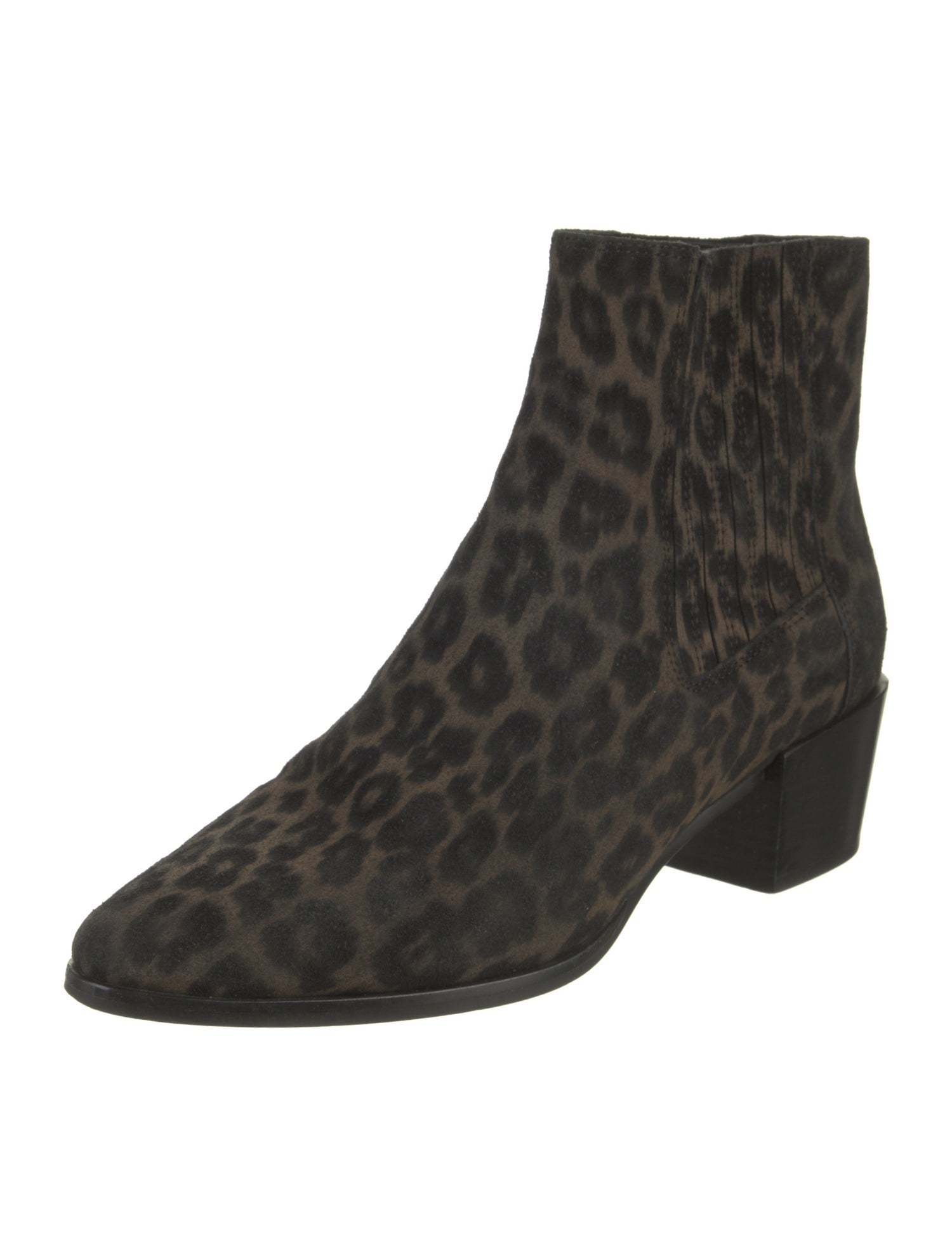 Rag & Bone Suede Animal Print Boots