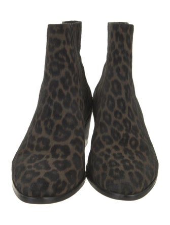 Rag & Bone Suede Animal Print Boots
