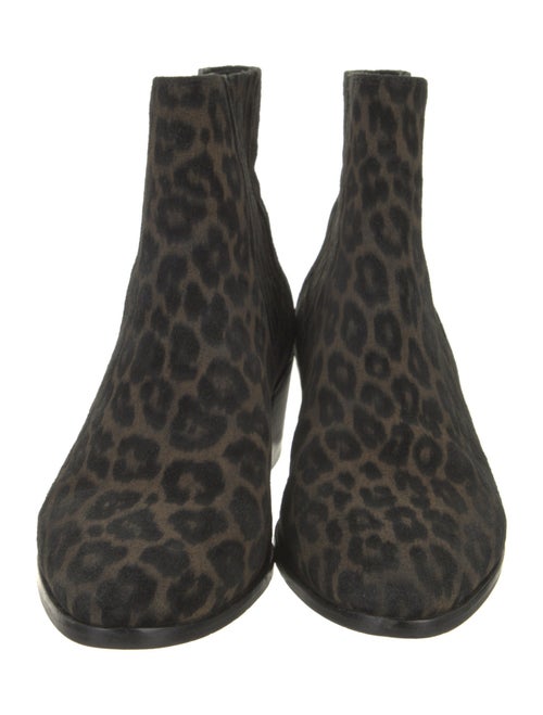 Rag & Bone Suede Animal Print Boots