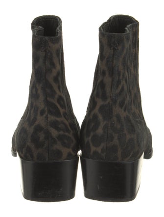 Rag & Bone Suede Animal Print Boots