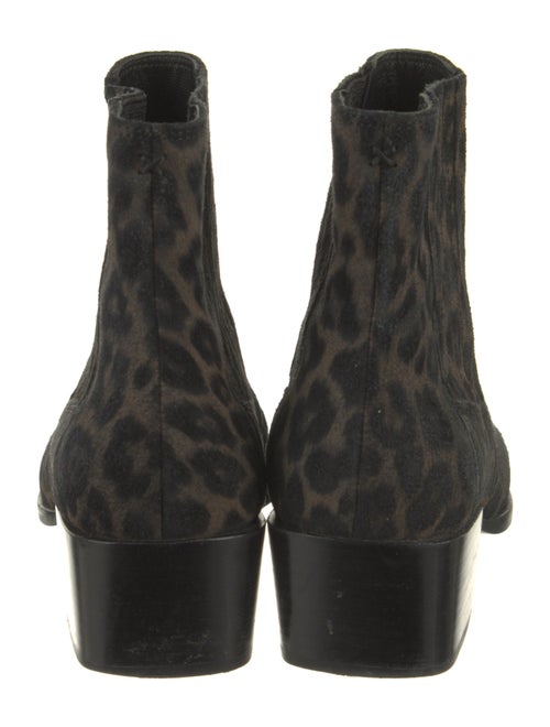 Rag & Bone Suede Animal Print Boots