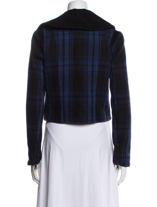 Rag & Bone Wool Plaid Print Blazer