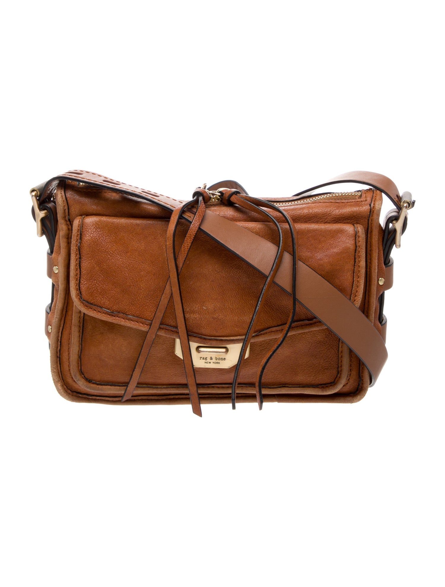 Rag & Bone Leather Messenger Bag