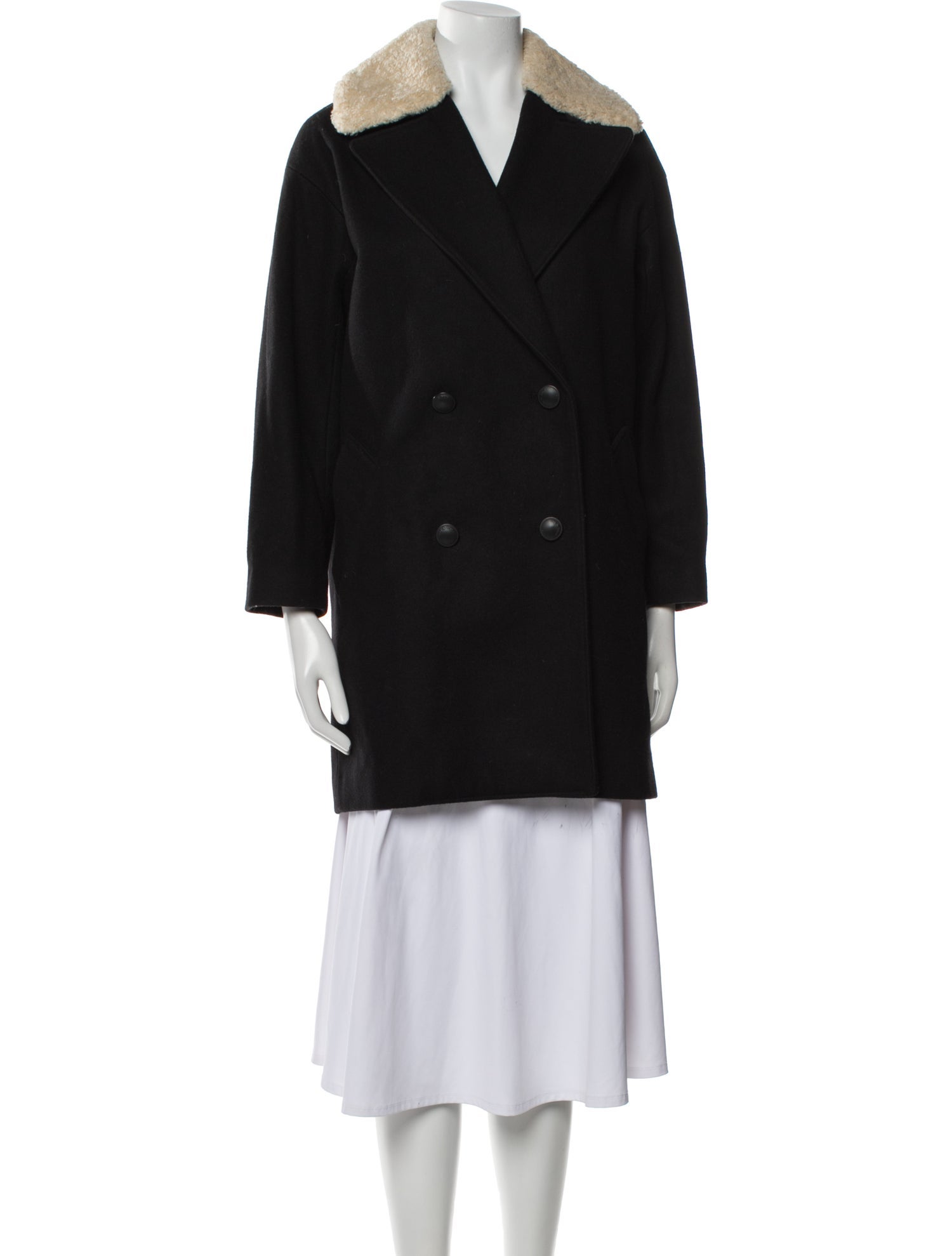 Rag & Bone Virgin Wool Peacoat