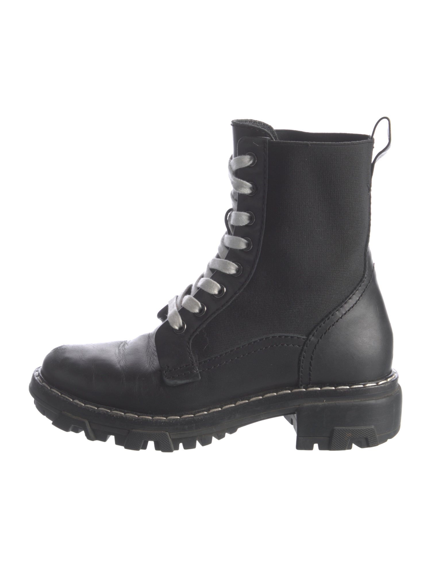 Rag & Bone Leather Combat Boots