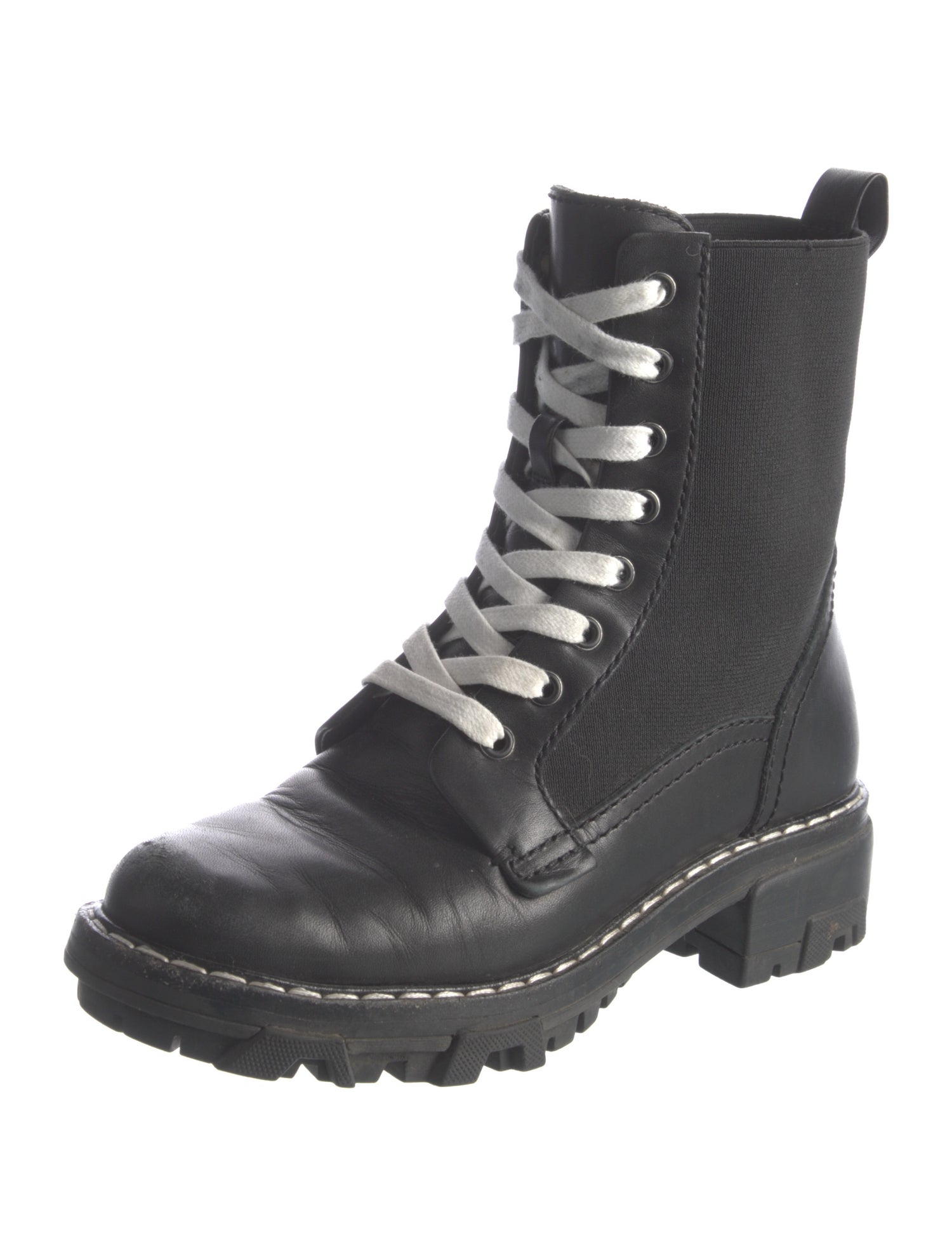 Rag & Bone Leather Combat Boots