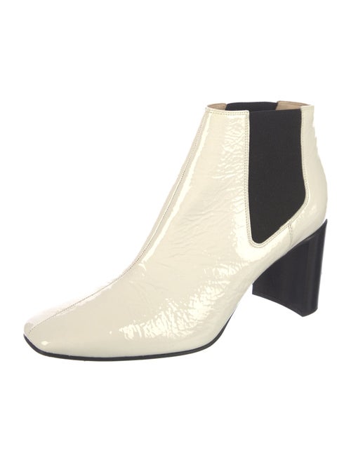 Rag & Bone Patent Leather Colorblock Pattern Chelsea Boots