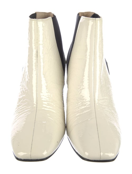 Rag & Bone Patent Leather Colorblock Pattern Chelsea Boots