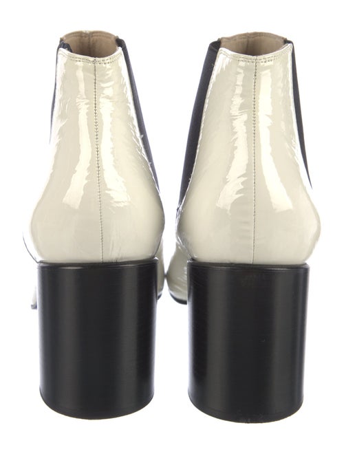 Rag & Bone Patent Leather Colorblock Pattern Chelsea Boots