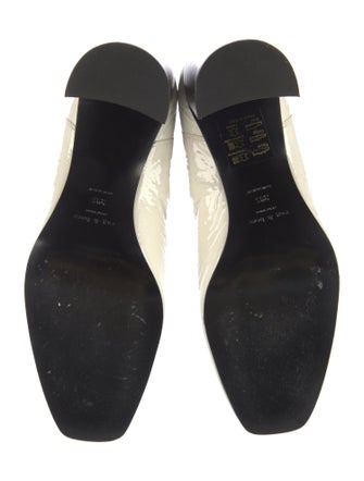 Rag & Bone Patent Leather Colorblock Pattern Chelsea Boots