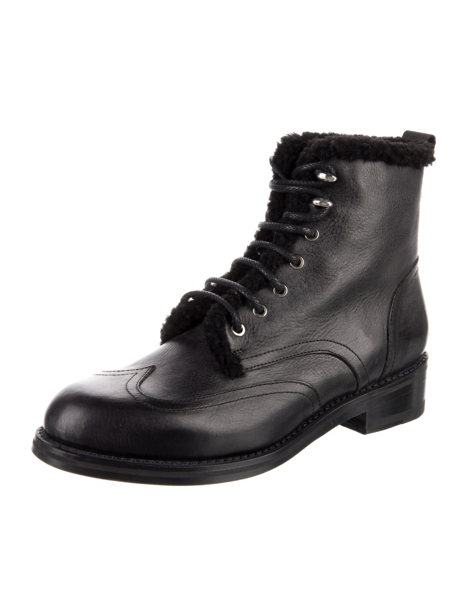Rag & Bone Leather Combat Boots