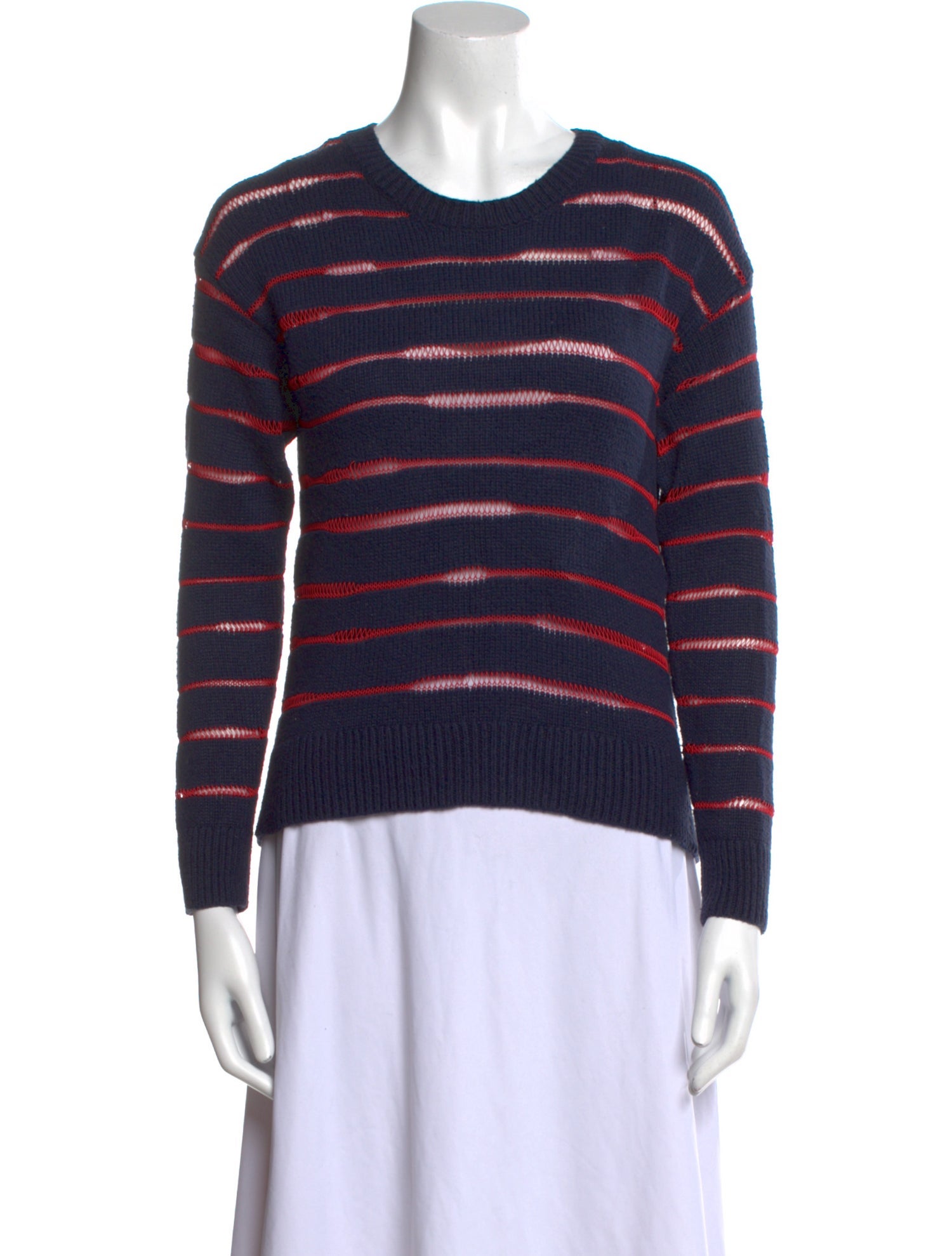 Rag & Bone Nylon Striped Sweater