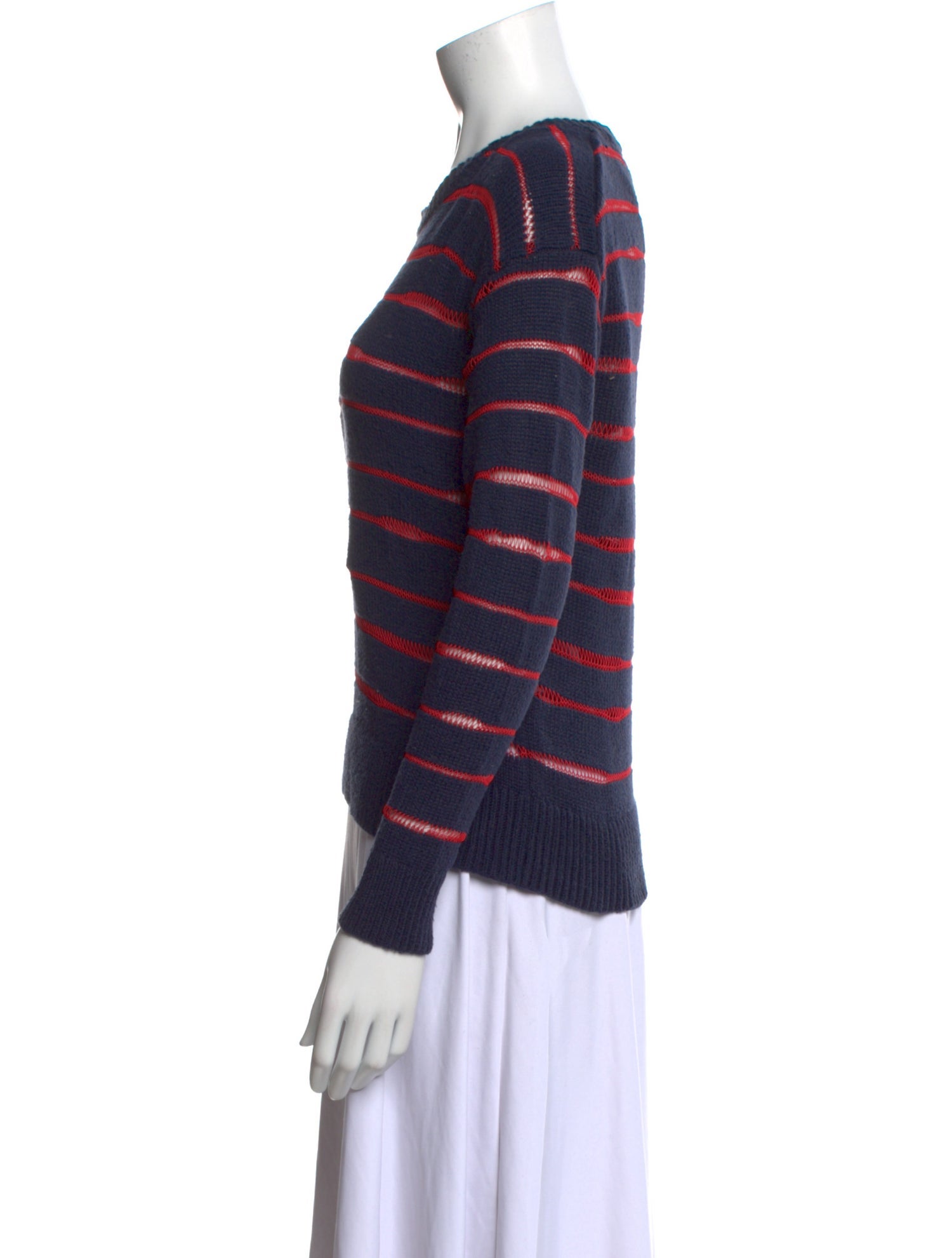 Rag & Bone Nylon Striped Sweater