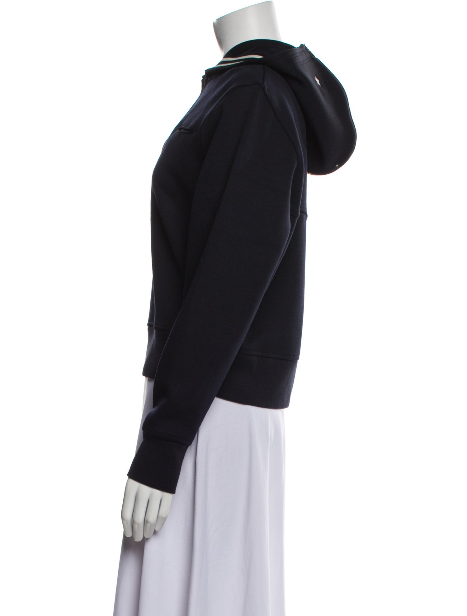 Rag & Bone Wool V-Neck Hoodie