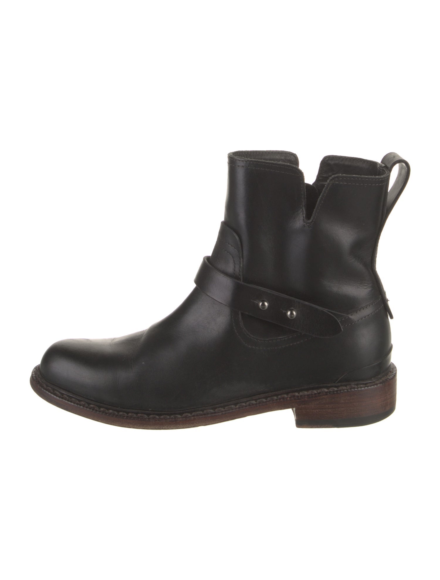Rag & Bone Leather Moto Boots