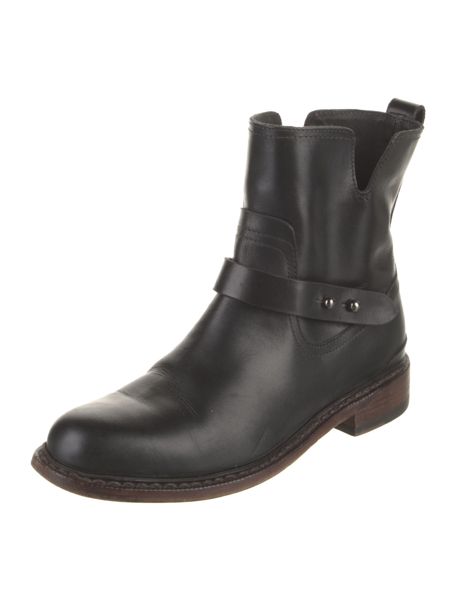 Rag & Bone Leather Moto Boots
