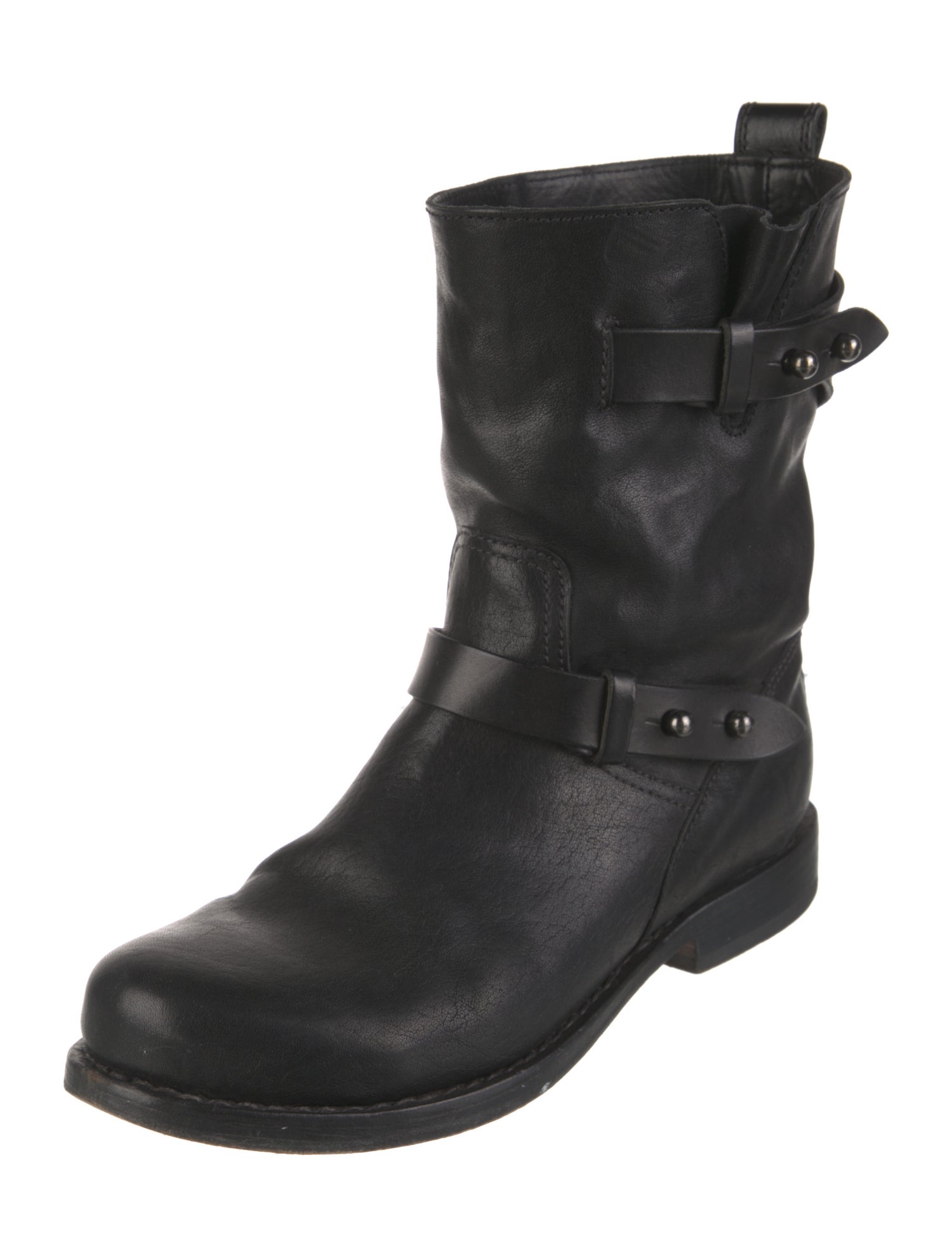 Rag & Bone Leather Moto Boots