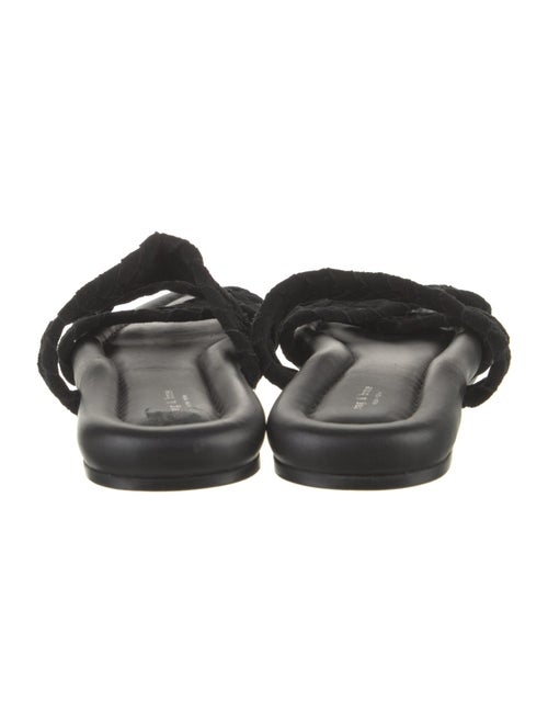 Rag & Bone Suede Braided Accents Slides