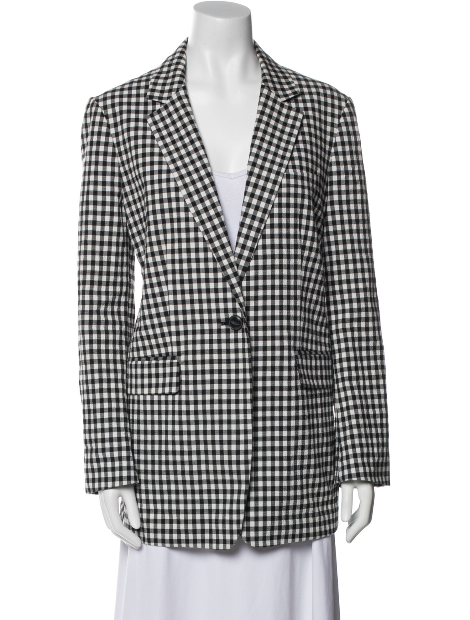 Rag & Bone Plaid Print Blazer
