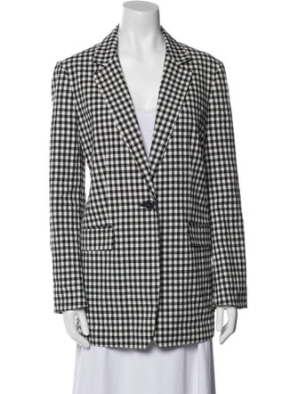 Rag & Bone Plaid Print Blazer