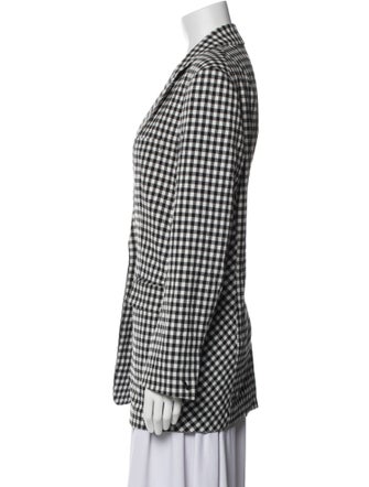 Rag & Bone Plaid Print Blazer