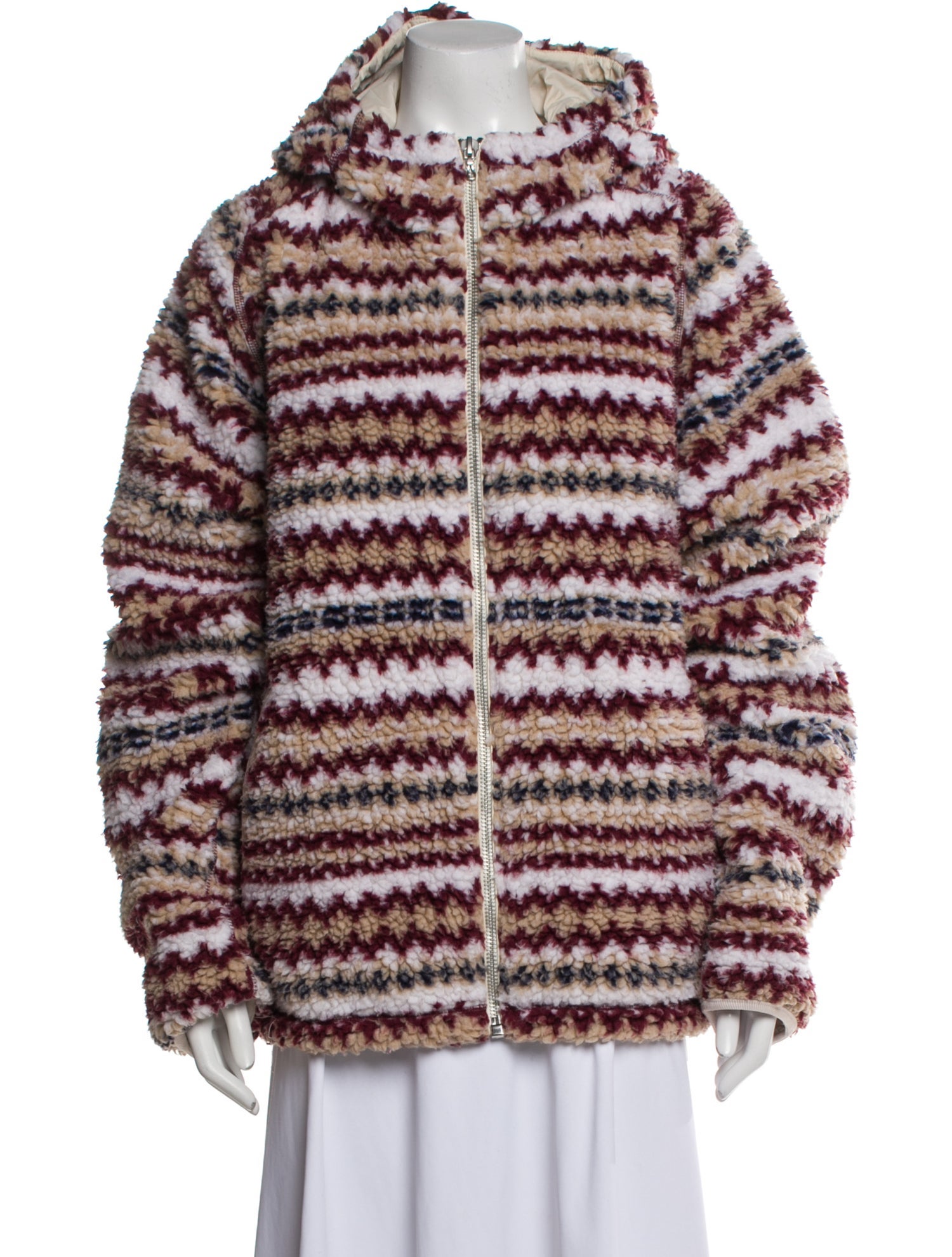 Rag & Bone Printed Faux Fur Jacket