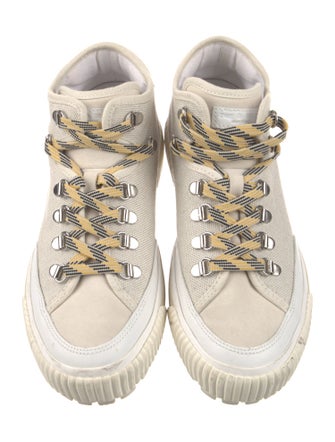 Rag & Bone Canvas Striped Hiking Boots