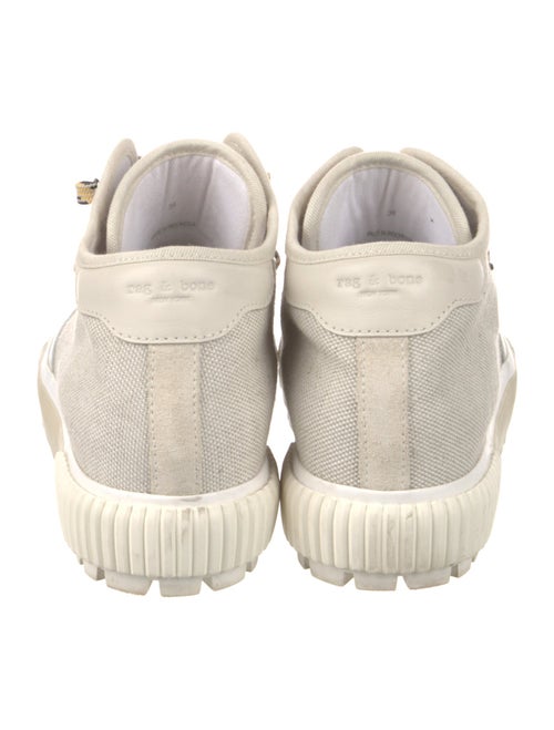 Rag & Bone Canvas Striped Hiking Boots