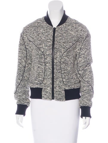Rag & Bone Tweed Bomber Jacket