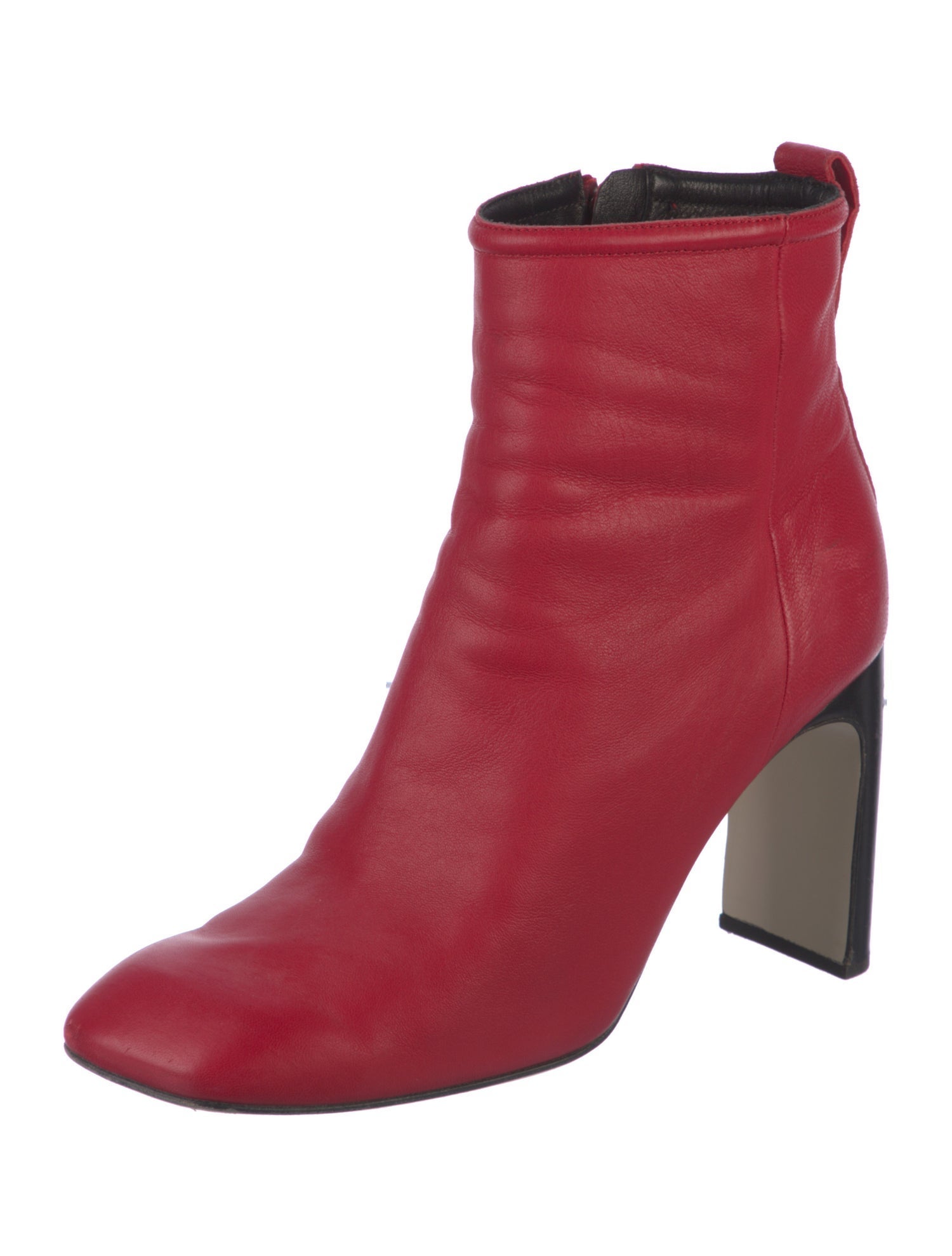 Rag & Bone Leather Colorblock Pattern Boots