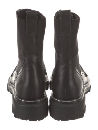 Rag & Bone Leather Combat Boots