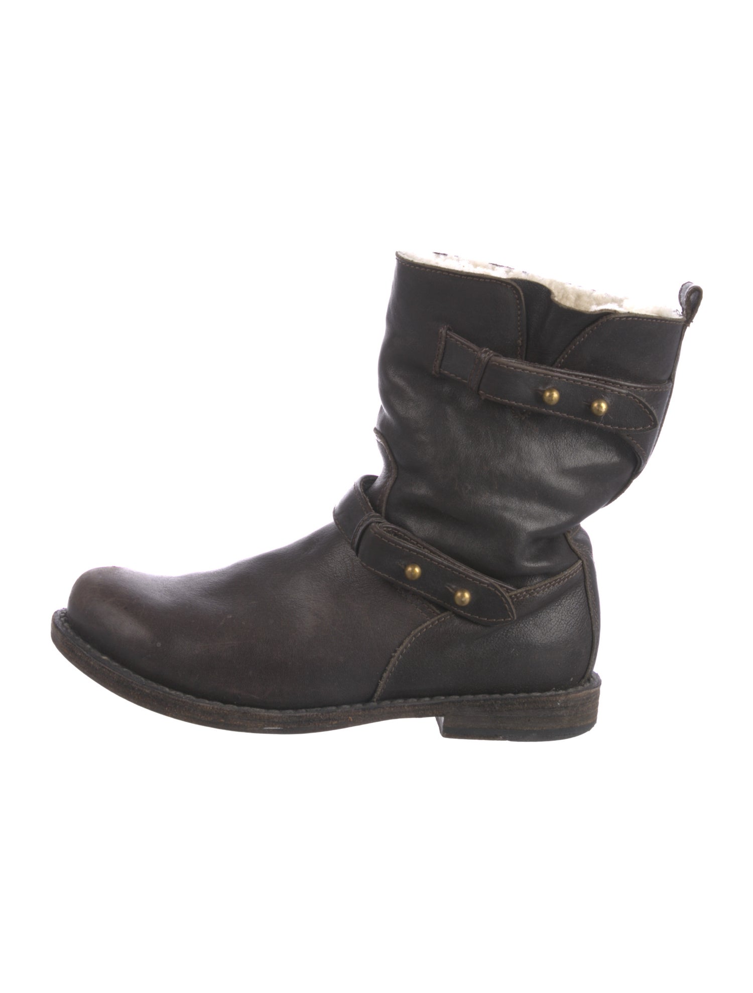 Rag & Bone Leather Moto Boots