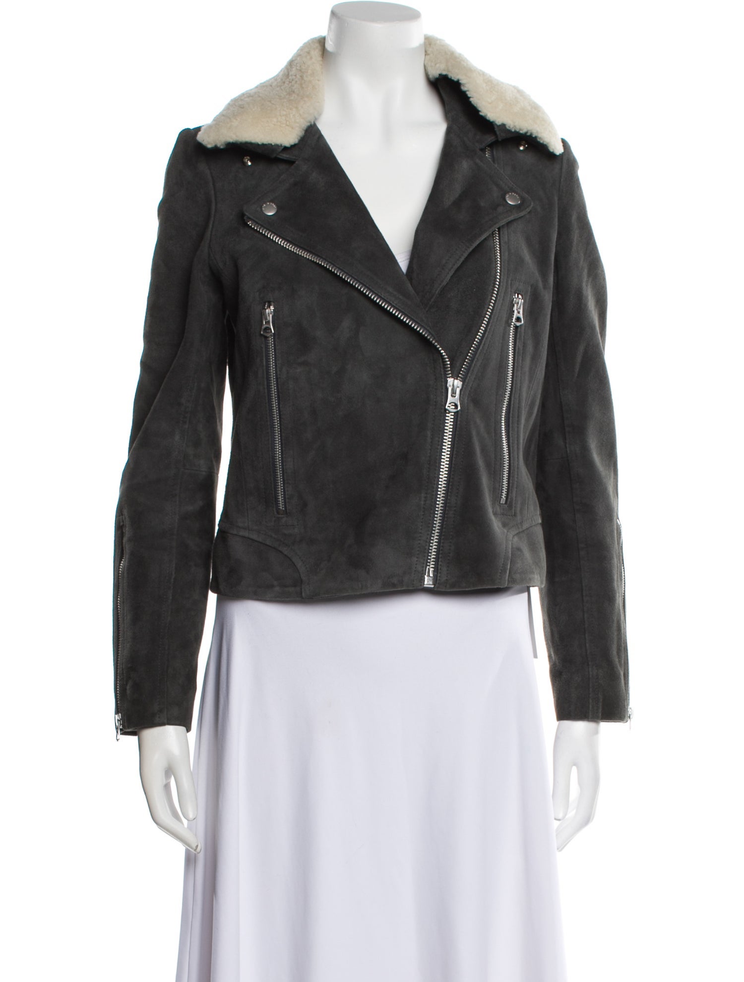 Rag & Bone Suede Biker Jacket