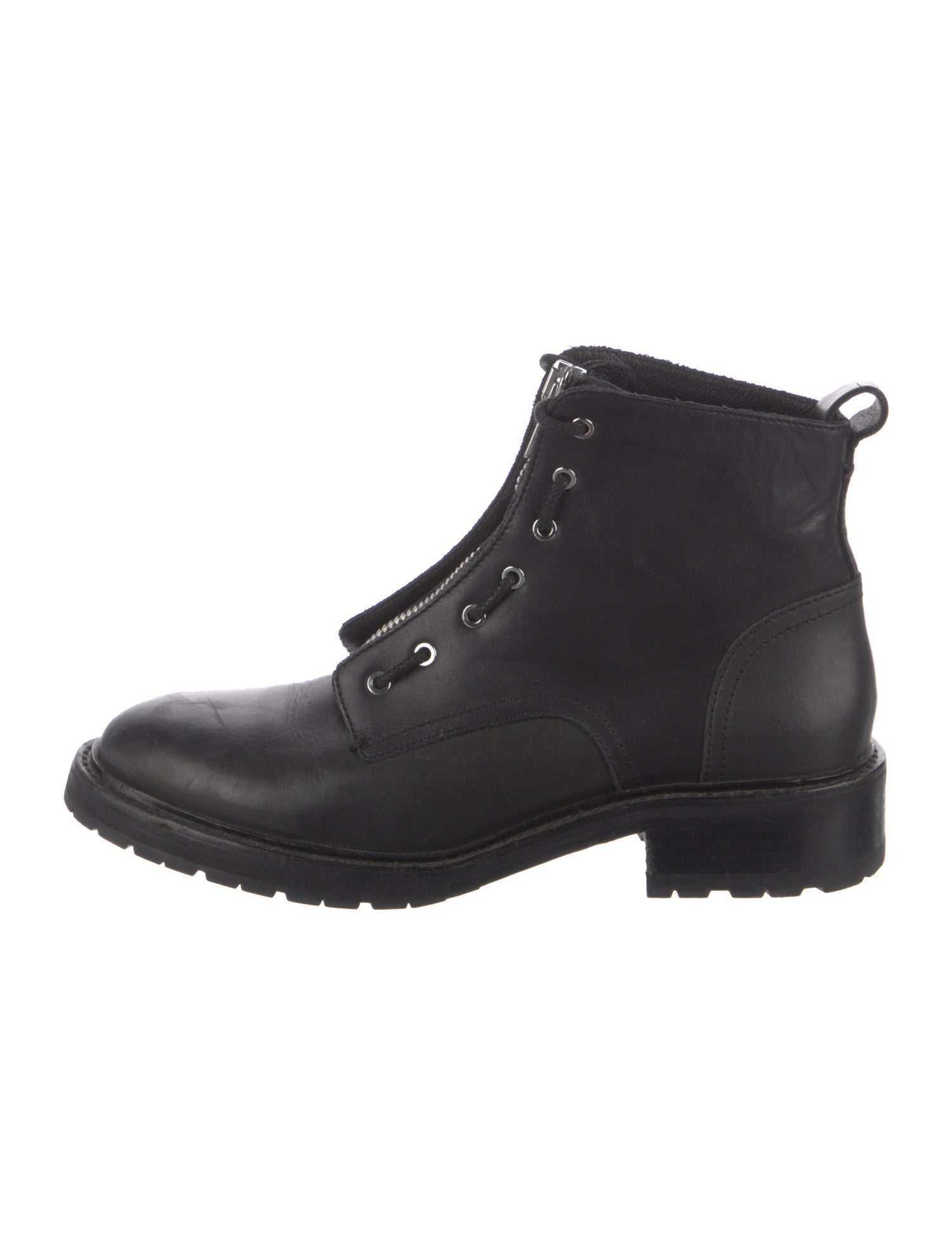 Rag & Bone Leather Lace-Up Boots