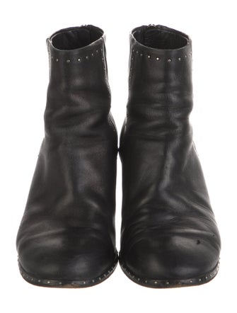 Rag & Bone Leather Studded Accents Boots