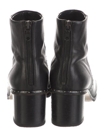 Rag & Bone Leather Studded Accents Boots