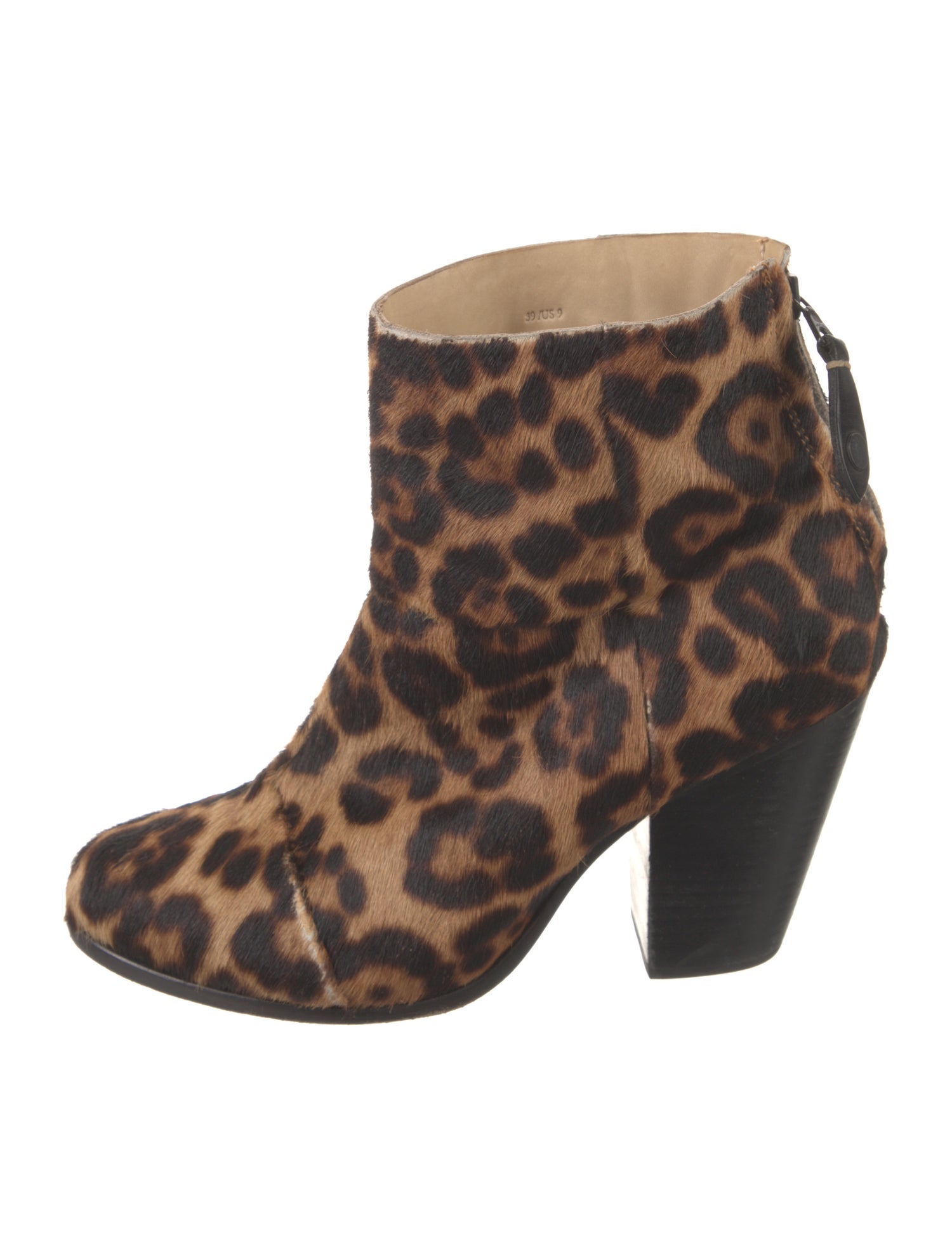 Rag & Bone Ponyhair Animal Print Boots