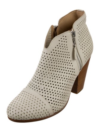 Rag & Bone Leather Lasercut Accents Boots