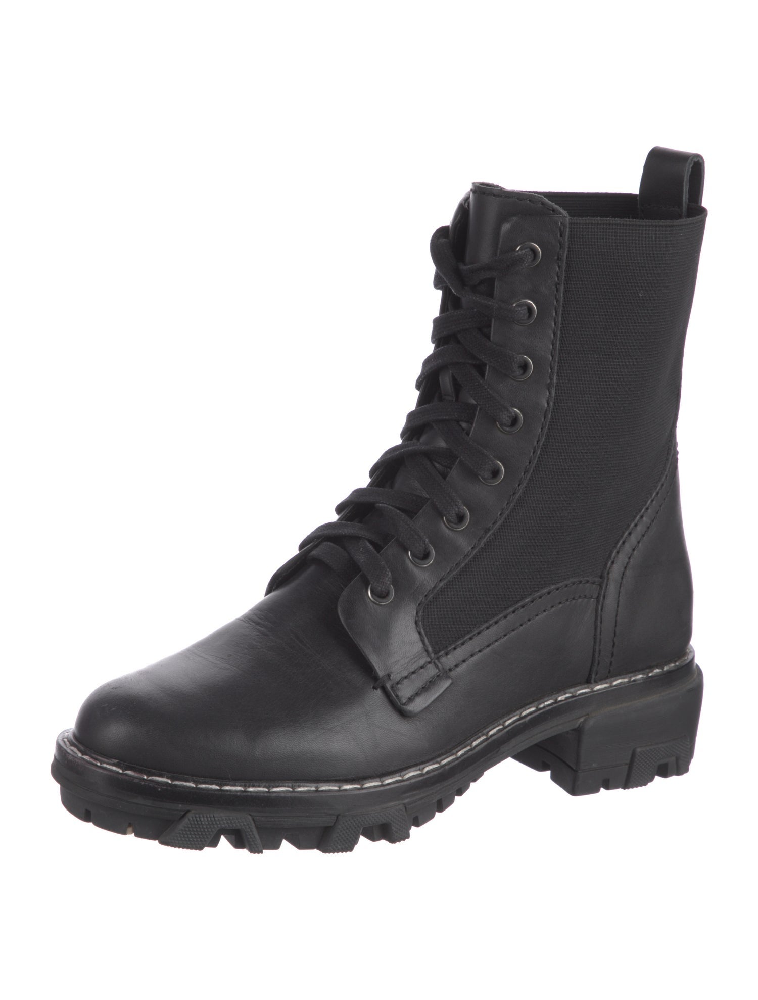 Rag & Bone Leather Combat Boots