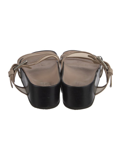 Rag & Bone Leather Mesh Accents Slides