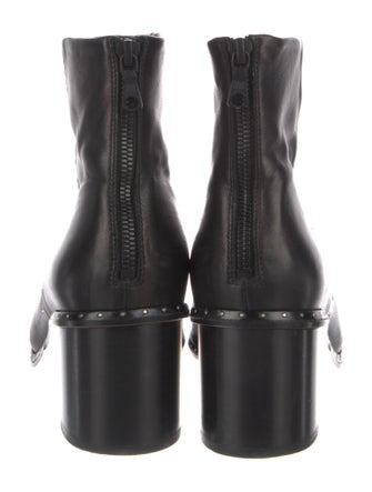 Rag & Bone Leather Studded Accents Boots