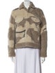 Rag & Bone Shearling Tweed Pattern Fur Jacket