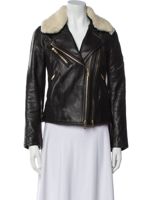 Rag & Bone Leather Fur Jacket